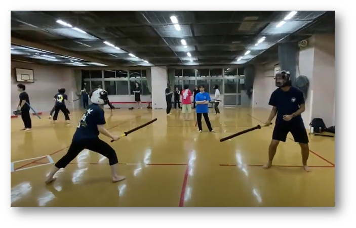 Sports Chanbara Practice